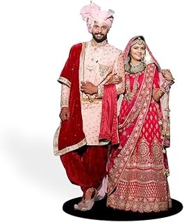 Wood Square Prints Club Customized Mosaic Couple Photo Frame - Love Birthday Gift | Couple Gifts | Couple Photo Frame With Photo Upload, Tabletop, Multi-coloured Size 5 x 8 inch