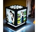 Artistic Gifts Acrylic Handcrafted Personalized 3D Illusion Photo Lamp for Couples| Customized Photo Frame Night Lamp Wedding Anniversary Gift for Valentine, Couple, Wife, Husband, Parents, Friends.